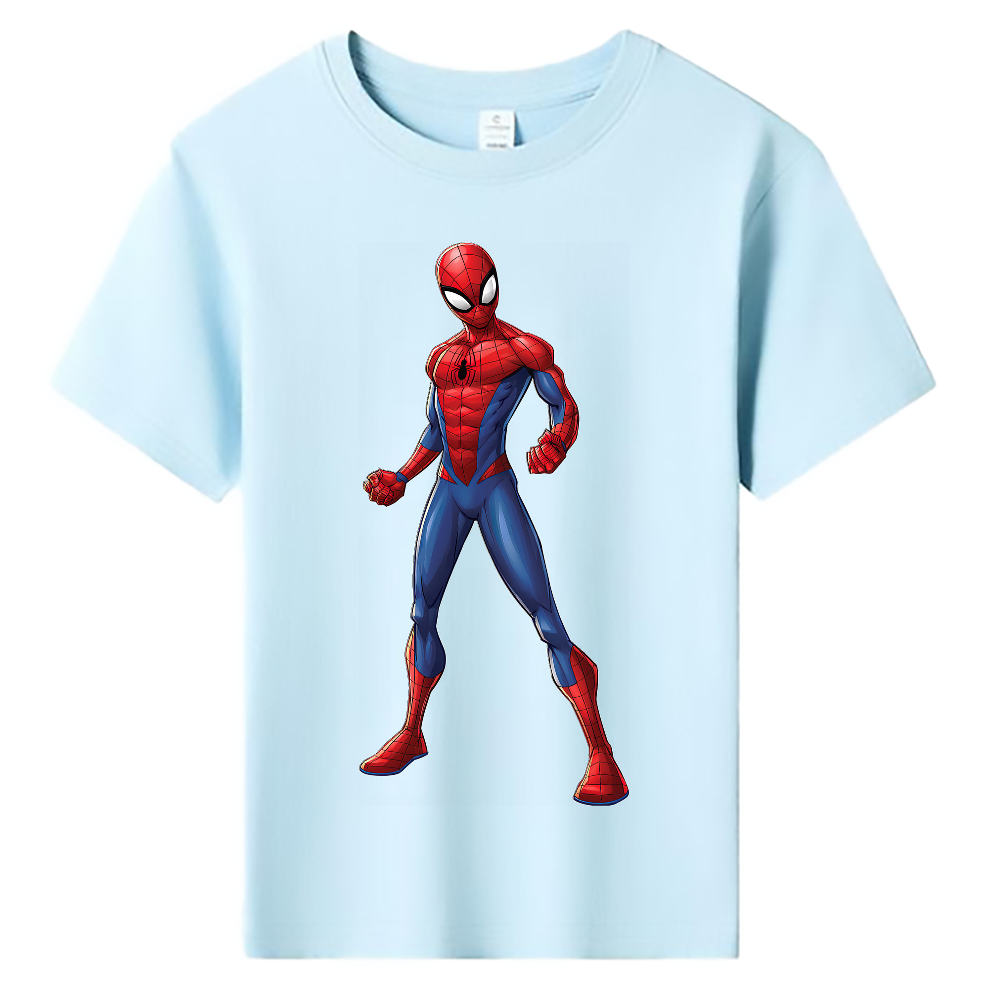 （画像用） Spider Man スパイダーマン 綿100％キッズTシャツ（フロントプリント）